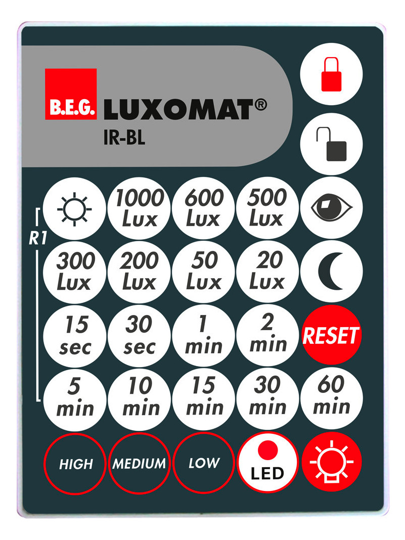 1St. BEG 93055 IR-BL Infrarot Fernbedienung