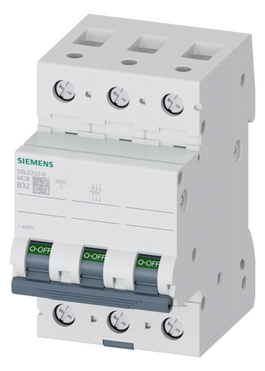 1St. Siemens 5SL6332-6 Leitungsschutzschalter 400V 6kA, 3-polig