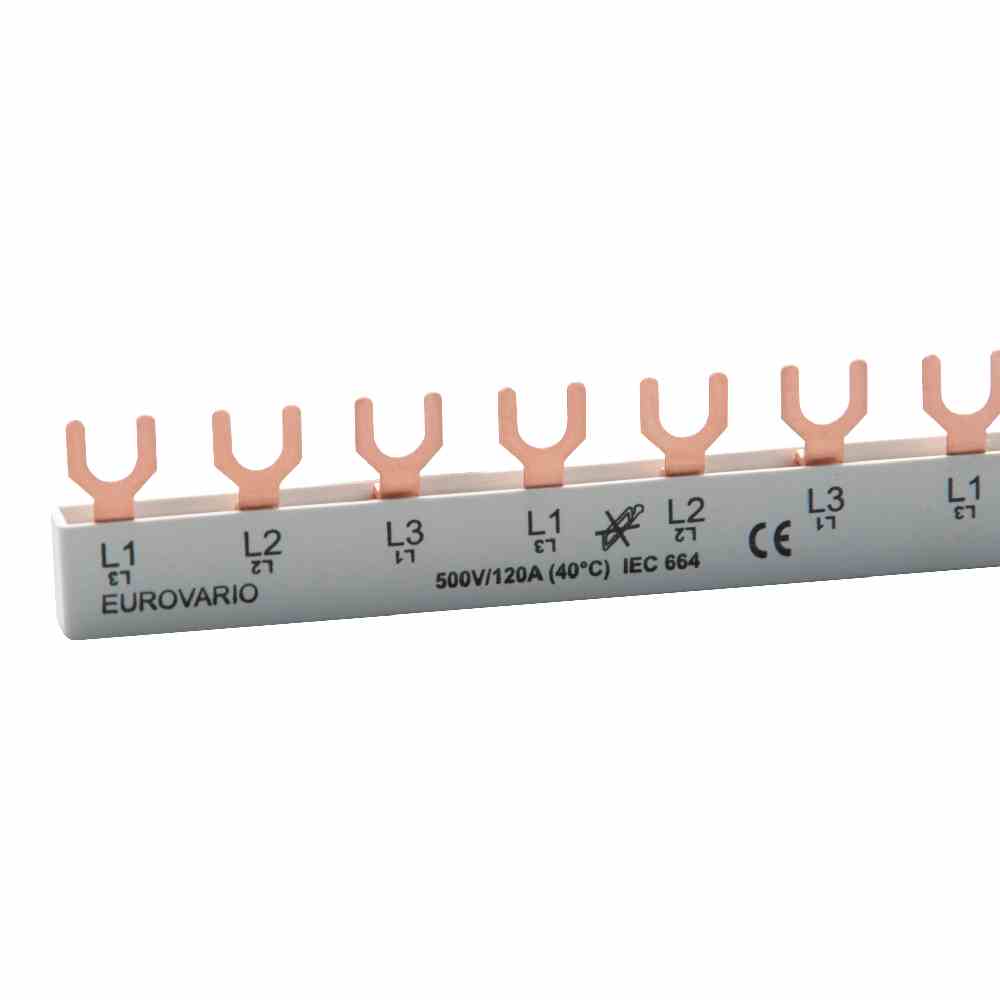 1St. Doepke Phasenschiene EV-S G 3.11.120FI/LS 10qmm Gabel 3-pol 11TE 120A