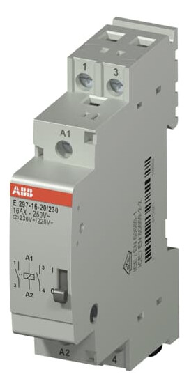 1St. ABB E297-16-20/230 Installationsrelais Spule 230VAC, 16A, 2NO 2TAZ311000R2012