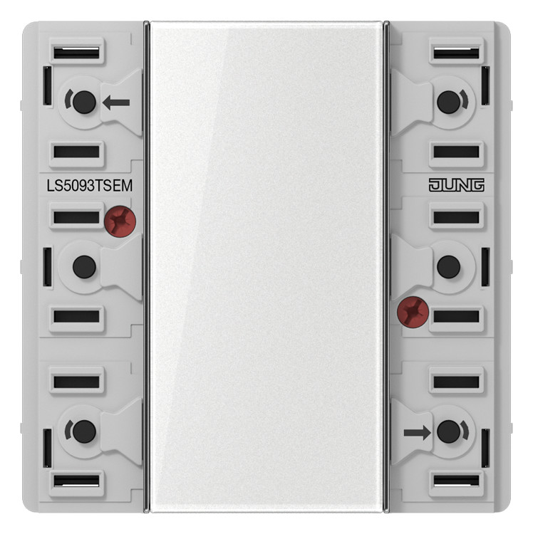 1St. Jung LS5093TSEM Tastsensor-Erweiterungsmodul Universal 3fach LS 5093 TSEM