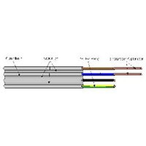 50m Stegleitung NYIF-J 5x1,5 mm2