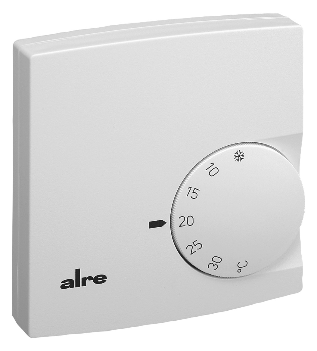 1St. ALRE-IT MA010000 Raumtemperaturregler, Aufputz, 5 30 C, 230VAC, Öffner RTBSB-001.000