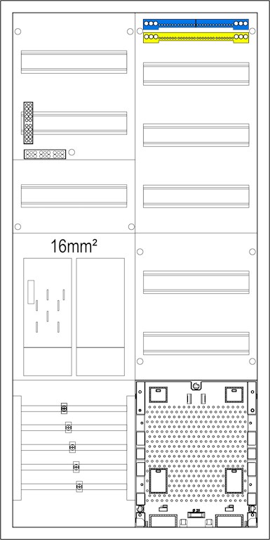 1St. F-Tronic EHZ54APZO-16 EHZ54APZO-16, 1 ZP 16mm², 1 R, 1 VAPZ 7121859