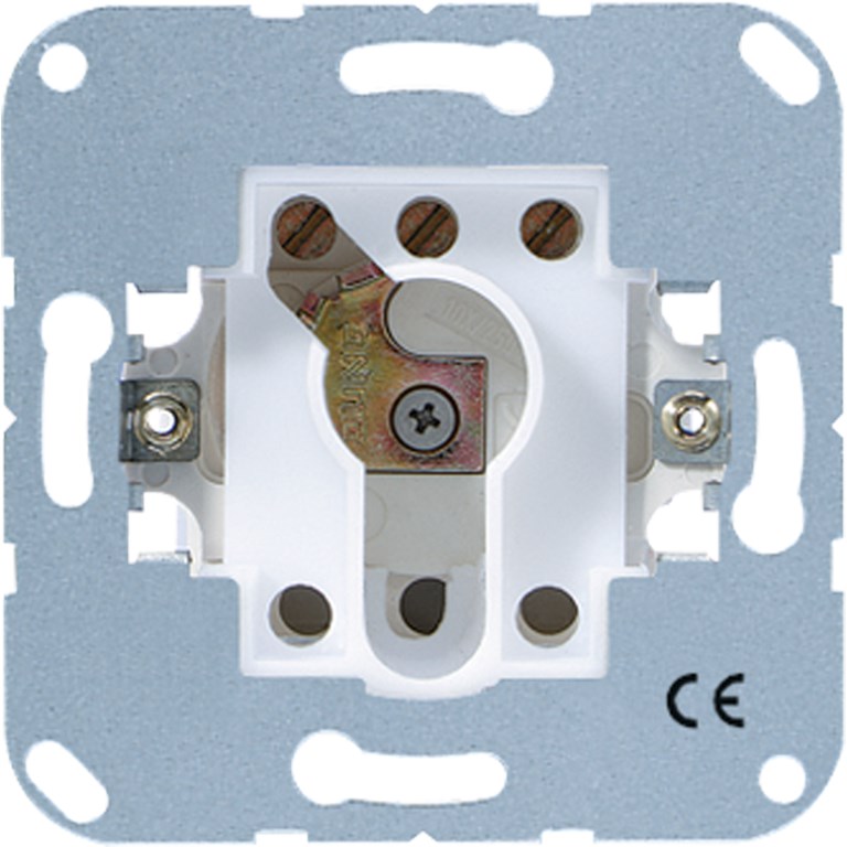 1St. Jung 133.15 Schlüsselschalter 10 AX 250 V Taster (Wechsler) 1-polig 133.15