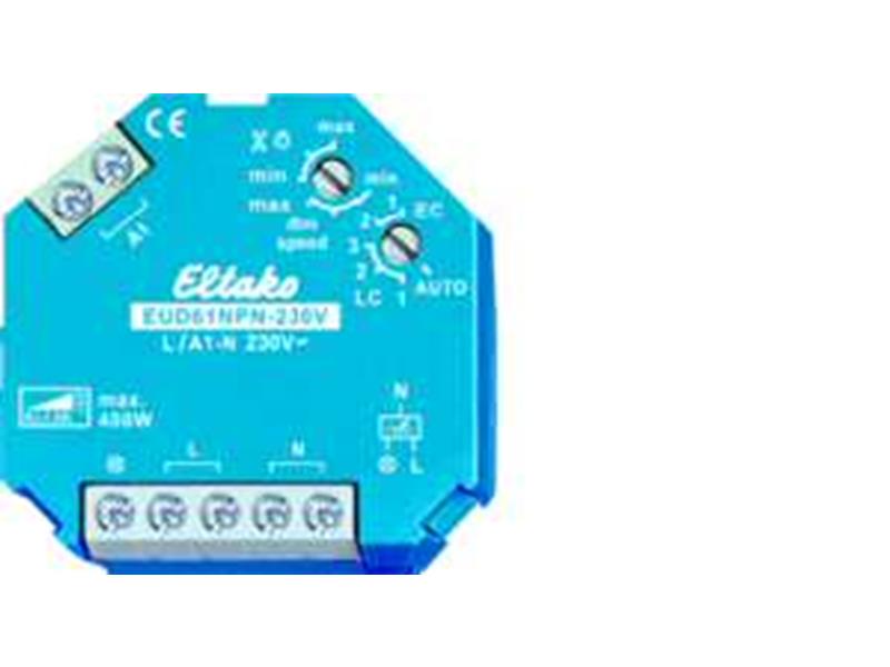 1St. Eltako EUD61NPN-230V Universal-Dimmschalter 230V. Power MOSFET bis 400W, ESL bis 400W und LED bis 400W 61100802