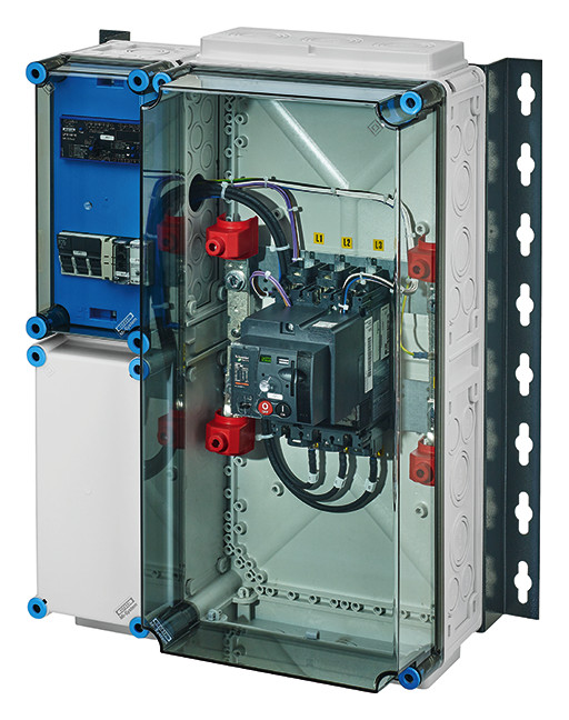 1St. Hensel Mi AE 3233 PV-Freischaltstelle, 100 kVA, 3-polig mit Leistungsschalter und NA-Schutz 20001470 MiAE3233