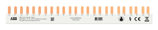 1St. ABB PSX3/24N Phasenschiene FlexLine 3P+N 24Pins 10qmm