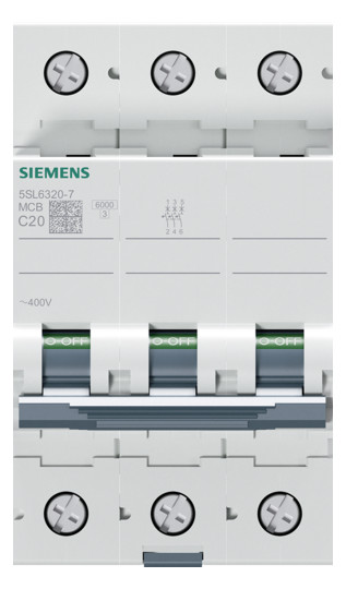 1St. Siemens 5SL6320-7 Leitungsschutzschalter 400V 6kA, 3-polig