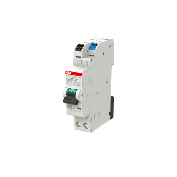 1St. ABB DSX301CA-C13/0,03UNV FI/LS-Schalter, 1 TE 6kA, 1P+N,C13, 30mA