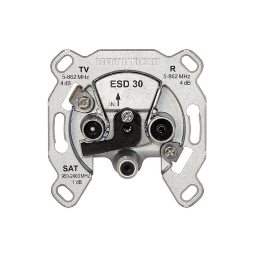1St. Kathrein ESD30 Einzelanschlussdose 3loch Stichdose 4-2400MHZ DC Pass esd 30