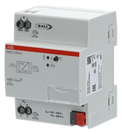 1St. ABB DG/S1.64.5.1, DALI-Gateway, Premium, 1fach 2CDG110273R0011