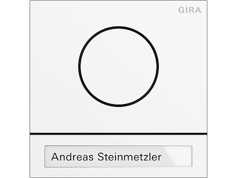 1St. Gira 5565902 Türstationsmodul System 106 Verkehrsweiß 5565902