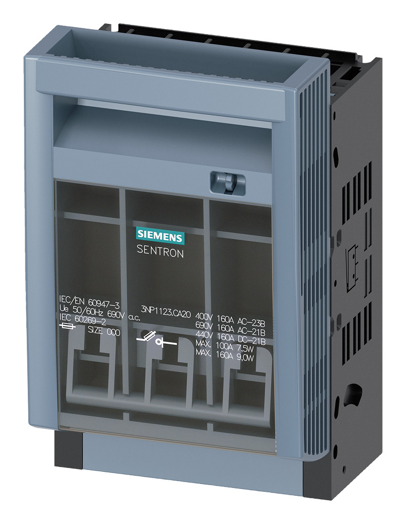 1St. Siemens 3NP1123-1CA20 SENTRON, Sicherungslasttrennschalter 3NP