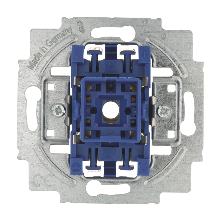1St. Busch-Jaeger 2000/2 US Wippschalter-Einsatz, 2-polig, Ausschalter 