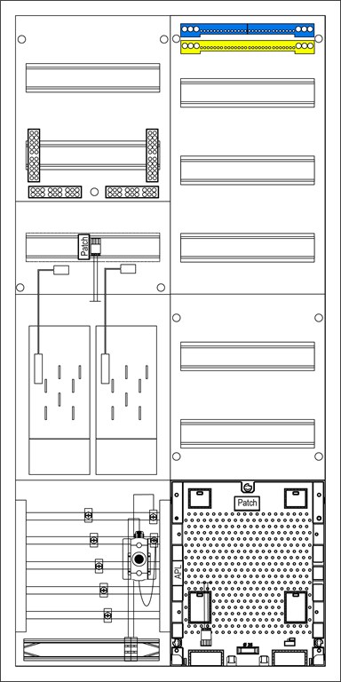 1St. F-Tronic EHZ52APZ-TCEHZ EHZ52APZ-TCEHZ, 2 ZP, 1 V mit, APZ-Platz incl. APL-E-S, 2 DS,, TCEHZ 7120841