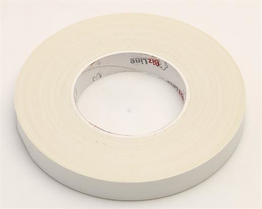 50m Bizline BIZ 350022 Gewebeklebeband weiß 19mm x 50m x 0,31mm BIZ350022