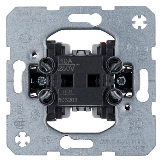1St. Berker 503203 Taster Öffner und Schließer mit getrennten Eingangsklemmen