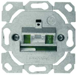 1St. Telegärtner J00020A0506 RJ45-Anschlussd. 1-f ohne Zentralpl.