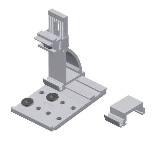 1St. Schletter 103006-000, Alu-Tile Dachhaken-Set