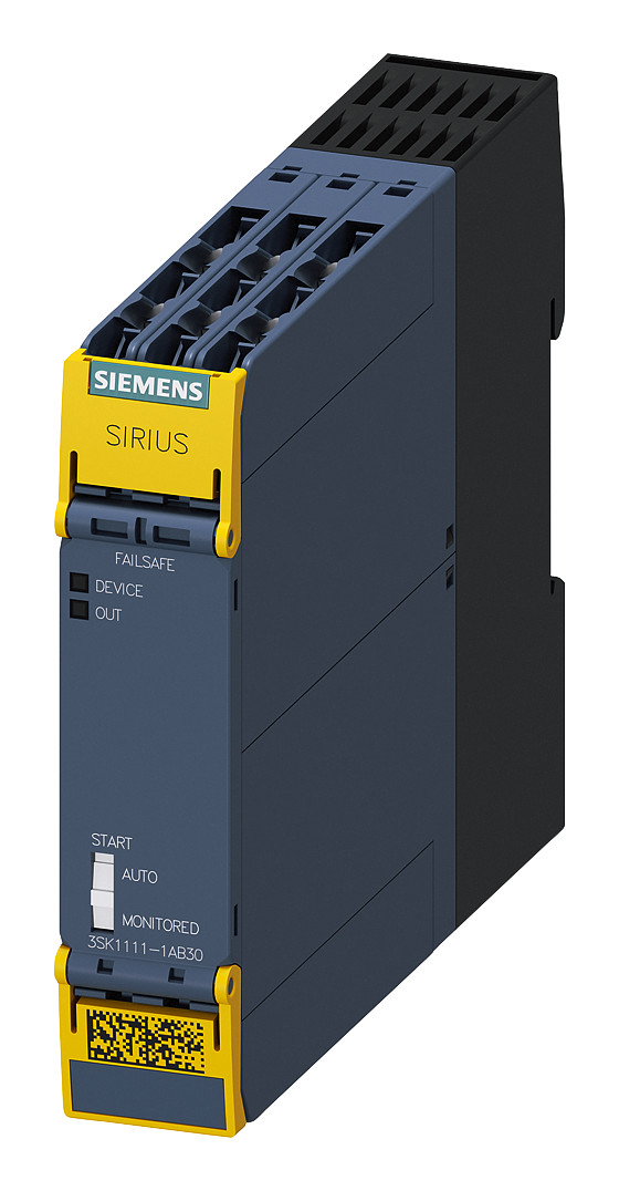 1St. Siemens 3SK1111-1AB30 SIRIUS Sicherheitsschaltgerät Grundgerät