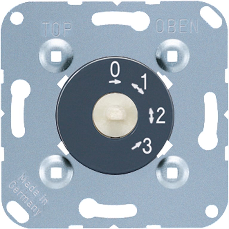 1St. Jung 1101-4 Drehschalter 3-Stufenschalter 1101-4