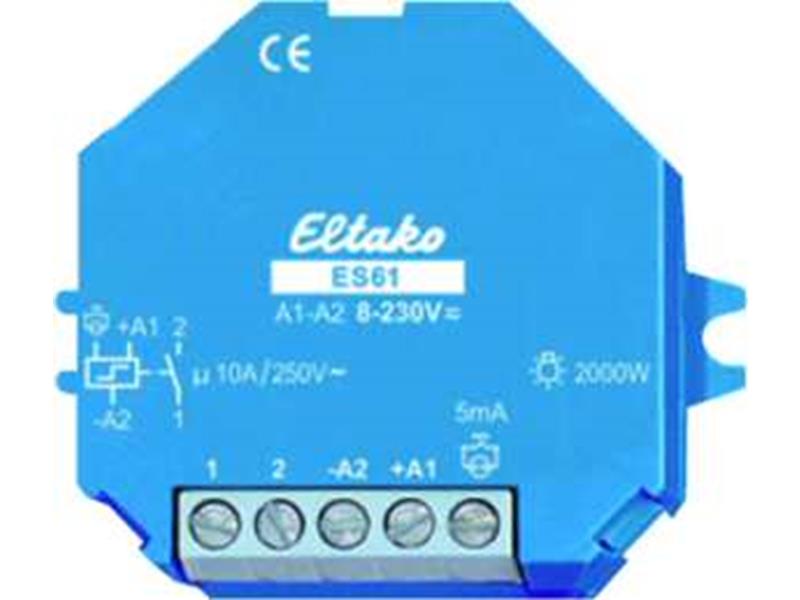 1St. Eltako ER61-UC Schaltrelais UC. 1 Wechsler potenzialfrei 10A/250V AC 61001601