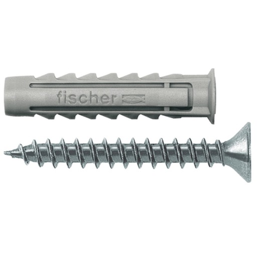 50St. Fischer 070022 Dübel SX 8 S/20, 70022 SX 8 x 40 S/20