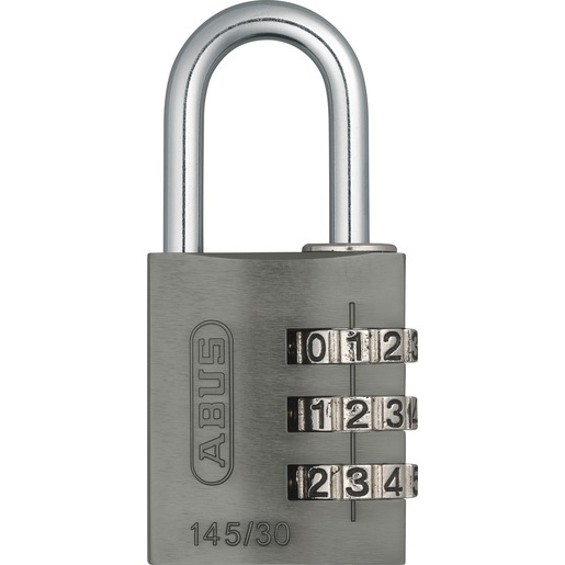 1St. Abus ABVS46622 145/30 titanium mit EAN Alu.Zahlen-Kombinationsschloss