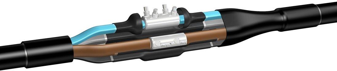 1St. Warmschrumpf-Verbindungsmuffe 1kV, 5x10-5x50 mm² ohne Verbinder