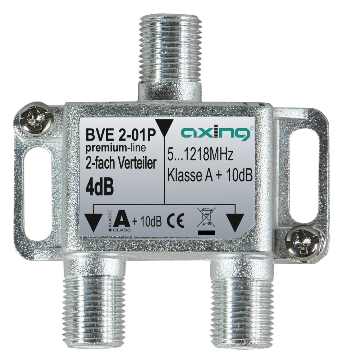 1St. Axing BVE 2-01P Verteiler 2fach 5…1218MHz