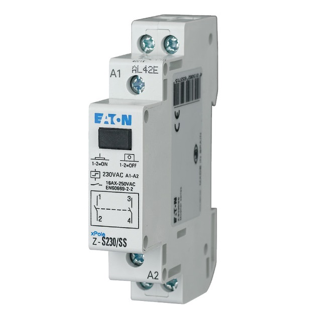 1St. Eaton 265271, Z-S230/SS Stromstossschalter, 230AC, 2S, 16A, 50Hz