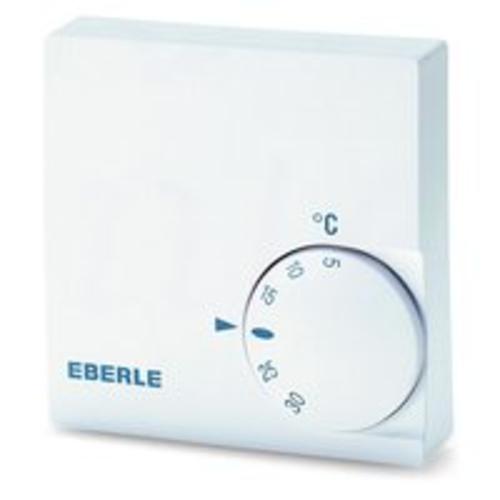 1St. Eberle RTR-E 6724 Raumregler, 5-30°C, AC 230V, 1 We, 10/5 A, mit TA