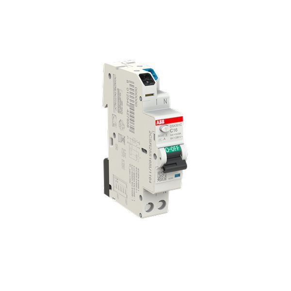 1St. ABB DSX301CA-C16/0,03UNV FI/LS-Schalter, 1 TE 6kA, 1P+N,C16, 30mA