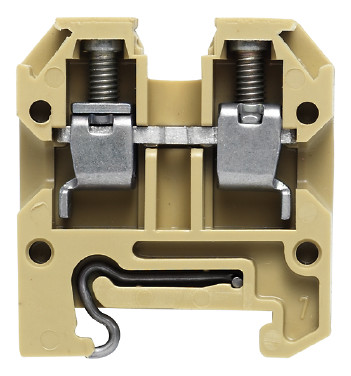 1St. Weidmüller 0294360000 Durchgangs-Reihenklemme, Schraubanschluss, 4 mm², 400 V, 32 A, Anzahl Anschlüsse: 2 AKZ 4