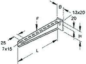 1St. Niedax KTA 150 Wandausleger Standard KTA150