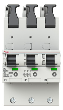 1St. AEG 2CDS781055R4632 HS91.3E63SAV Sel. Haupt-LS 25kA 63A