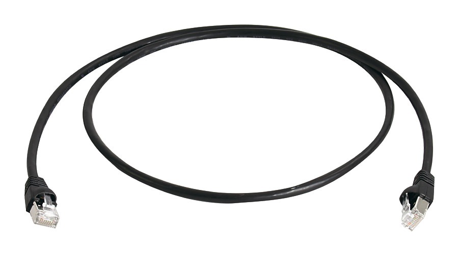 3m Telegärtner L00002A0117 MP8 FS500 Patchkabel Cat.6A ISO LSZH schwarz 3m