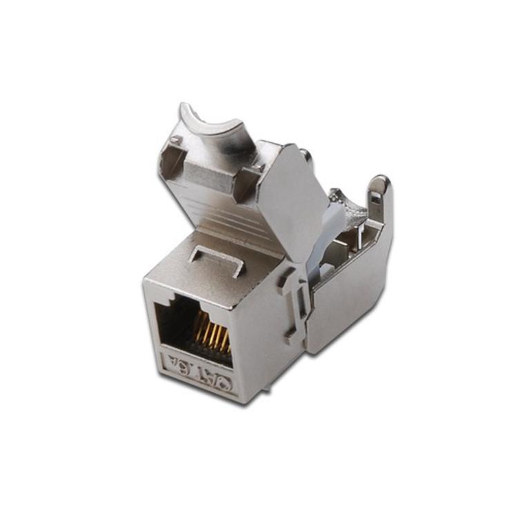 1St. Digitus DN-93615 CAT6A Keystone Jack geschirmt, Re-embedded