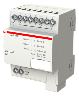 1St. Abb AA/S4.1.2 Analogaktor 4-fach 0-10V 0-20mA REG