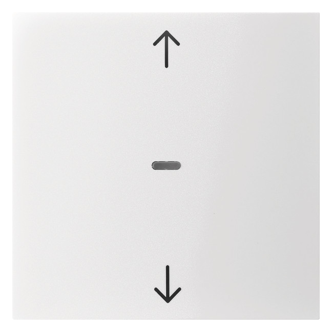 1St. Berker 80961289 Abdeckung für Tastsensor-Modul 1fach mit Pfeil-Symbol S.1/B.x polarweiß glänzend