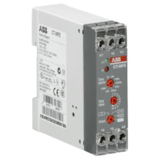 1St. ABB CT-MFE Zeitrelais, multifunktion 1We, 0,05s-100h, 24-240VAC/DC 1SVR550029R8100