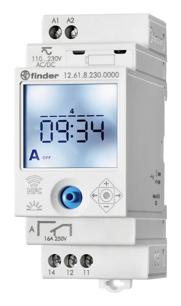 1St. Finder 12.61.8.230.0000 Schaltuhr für Reiheneinbau, elektronisch 126182300000