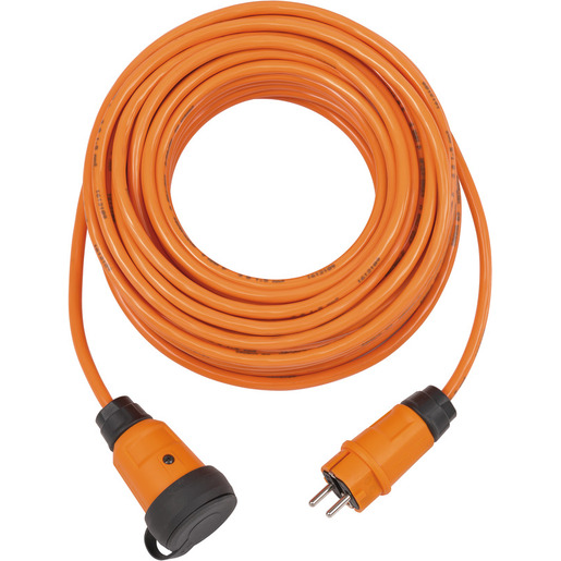 1St. Brennstuhl 9161100200 professionalLINE Verlängerungskabel IP44 (10m Kabel in orange, Baustelleneinsatz und ständiger Einsatz im Freien, BGI 608, Made in Germany) VQ 1100