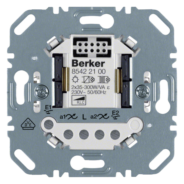 1St. Berker 85422100 Universal Tastdimmer 2fach 2-Draht