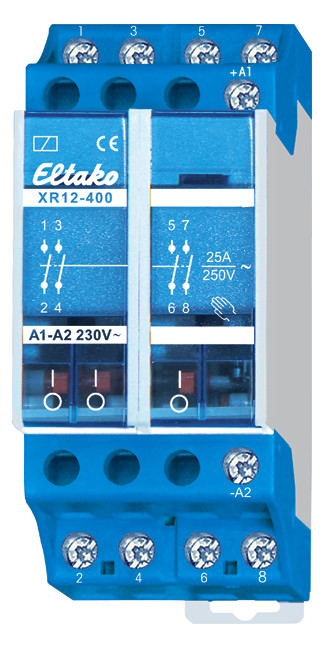 1St. Eltako XR12-400-230V Installationsschütz 230V. 4 Schließer 25A/250V AC 22400930