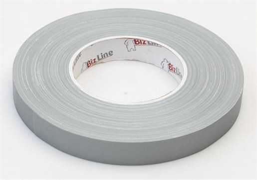 50m Bizline BIZ 350021 Gewebeklebeband grau 19mm x 50m x 0,31mm BIZ350021