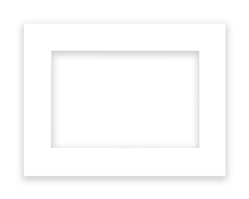 1St. MDT Glasrahmen weiß VCB-10WS.04 für Touchpanel VisuControl 10Zoll 25,6cm