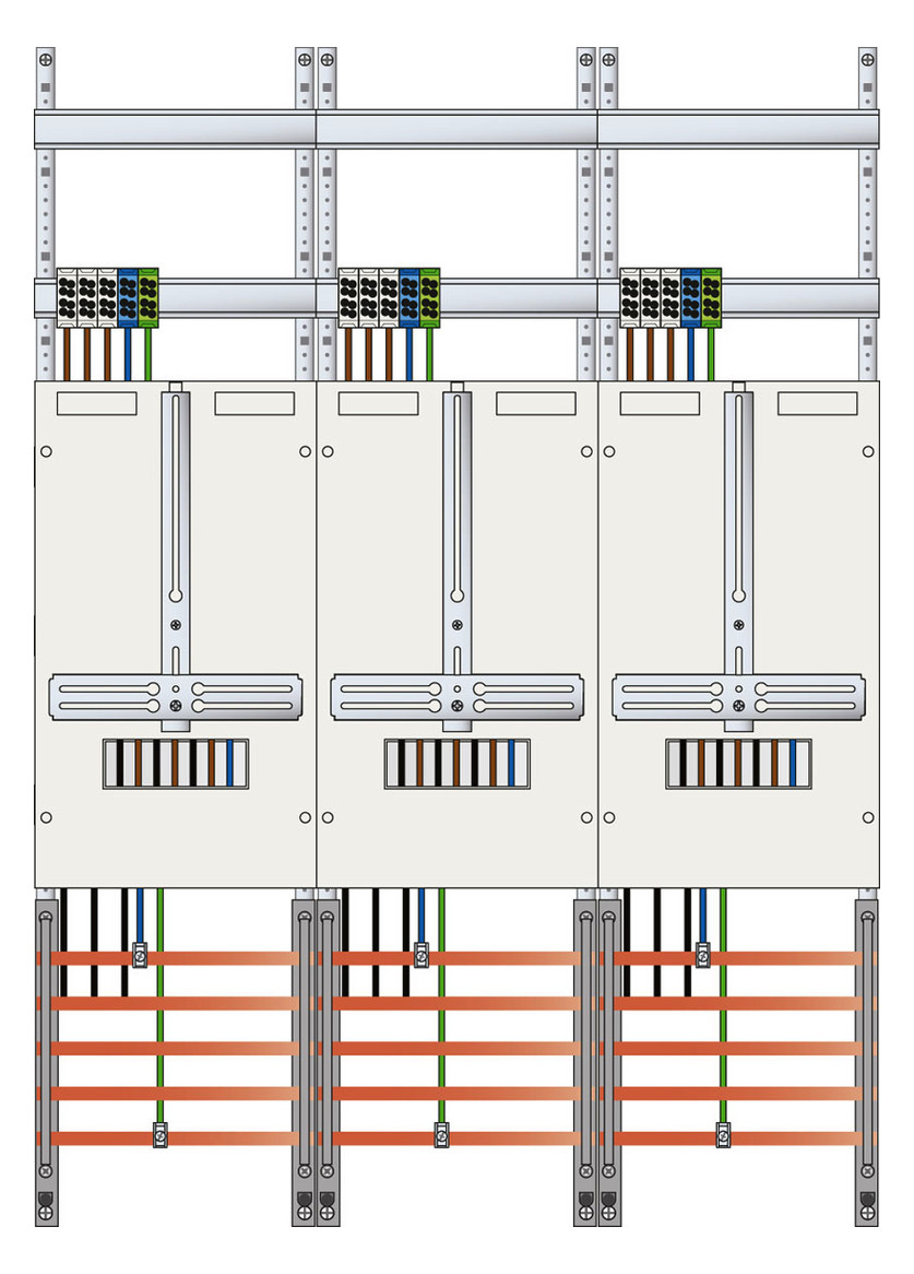 1St. ABN Z37130 Zählerplatz 3Pkt 3Z Klemmstein