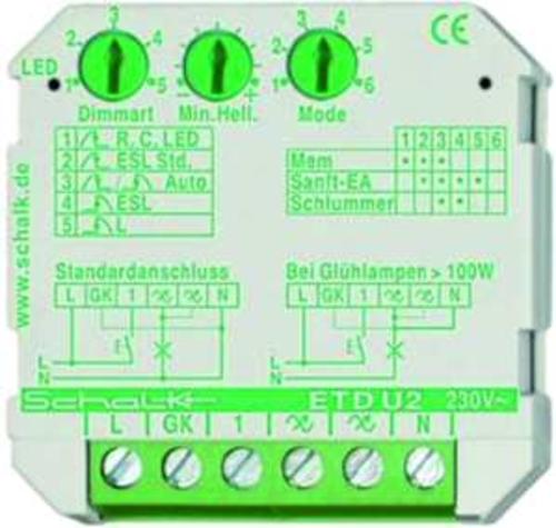 1St. Schalk ETCU2 Universal Tastdimmer ETD U2 230V/0-500W